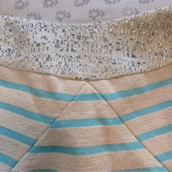 NWT Lilly Pulitzer Remi Striped Strapless Size 8 Dress in Cream and Turquoise - Picture 6 of 8